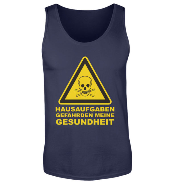 hausaufgaben gefährden s p - Herren Tanktop-198