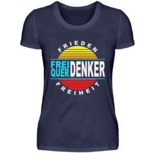 Wuerdenker Demoshirt. Demoshirt für den Widerstand. Steh auf für Grundrechte - Damen Premiumshirt-198