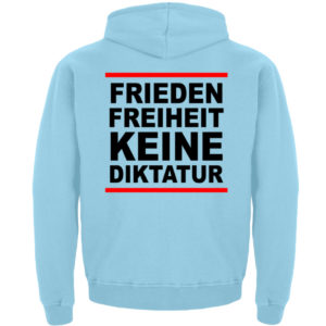 Frieden, Freiheit, keine Diktatur. Design für den Widerstand. Demo - Kinder Hoodie-674