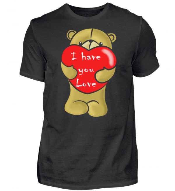 Ein süßer, verliebter Bär mit schlechtem Englisch macht Dir eine Liebeserklärung - Herren Shirt-16
