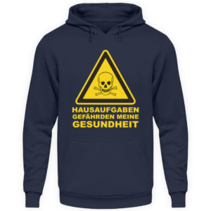 hausaufgaben gefährden s p - Unisex Kapuzenpullover Hoodie-1698