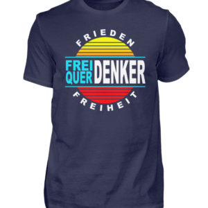 Wuerdenker Demoshirt. Demoshirt für den Widerstand. Steh auf für Grundrechte - Herren Shirt-198