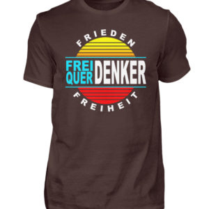 Wuerdenker Demoshirt. Demoshirt für den Widerstand. Steh auf für Grundrechte - Herren Shirt-1074