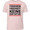 Frieden, Freiheit, keine Diktatur. Design für den Widerstand. Demo - Kinder T-Shirt-5823