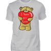 Ein süßer, verliebter Bär mit schlechtem Englisch macht Dir eine Liebeserklärung - Herren Shirt-1157