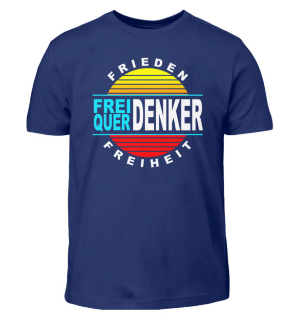 Wuerdenker Demoshirt. Demoshirt für den Widerstand. Steh auf für Grundrechte - Kinder T-Shirt-1115