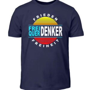 Wuerdenker Demoshirt. Demoshirt für den Widerstand. Steh auf für Grundrechte - Kinder T-Shirt-198