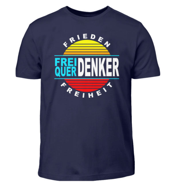 Wuerdenker Demoshirt. Demoshirt für den Widerstand. Steh auf für Grundrechte - Kinder T-Shirt-198