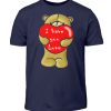 Ein süßer, verliebter Bär mit schlechtem Englisch macht Dir eine Liebeserklärung - Kinder T-Shirt-198