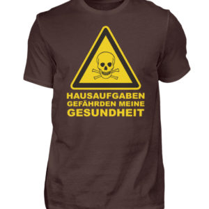 hausaufgaben gefährden s p - Herren Shirt-1074