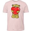 Ein süßer, verliebter Bär mit schlechtem Englisch macht Dir eine Liebeserklärung - Kinder T-Shirt-5823