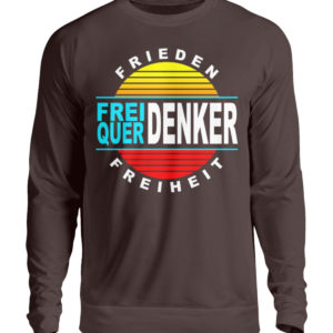 Wuerdenker Demoshirt. Demoshirt für den Widerstand. Steh auf für Grundrechte - Unisex Pullover-1604