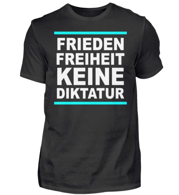 Frieden, Freiheit, keine Diktatur. Design für den Widerstand. Demo - Herren Premiumshirt-16