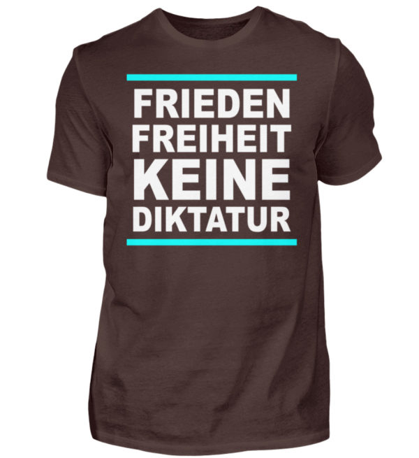 Frieden, Freiheit, keine Diktatur. Design für den Widerstand. Demo - Herren Shirt-1074