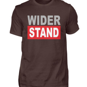 Widerstand. Das Shirtdesign für den aktiven Widerstand gegen Grundrechtseinschränkungen - Herren Shirt-1074