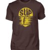 Stand Up Paddling SUP Surfer T-Shirt mit Paddlern im Grunge-Design | Design Shirt - Herren Shirt-1074