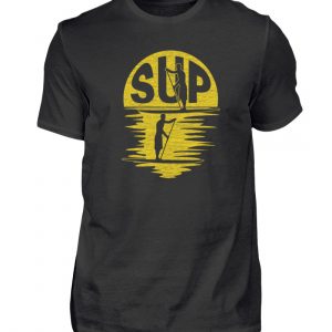 Stand Up Paddling SUP Surfer T-Shirt mit Paddlern im Grunge-Design | Design Shirt - Herren Shirt-16