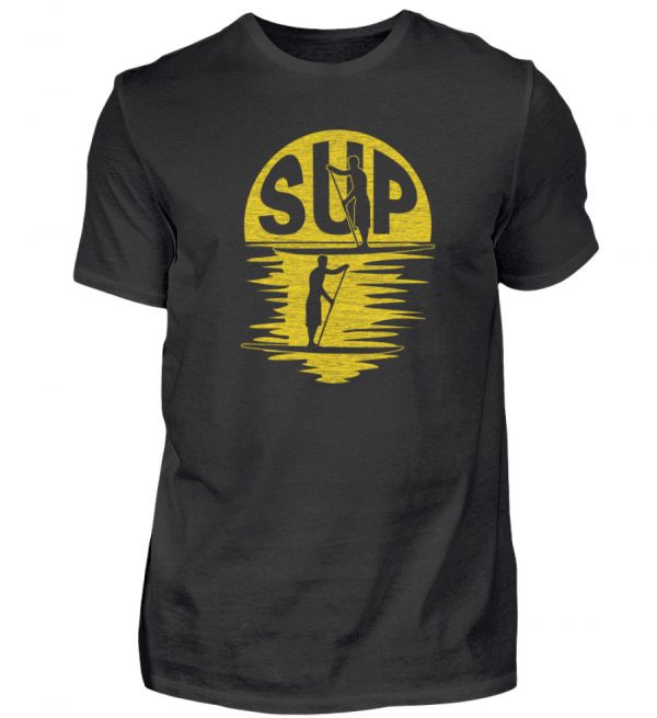 Stand Up Paddling SUP Surfer T-Shirt mit Paddlern im Grunge-Design | Design Shirt - Herren Shirt-16