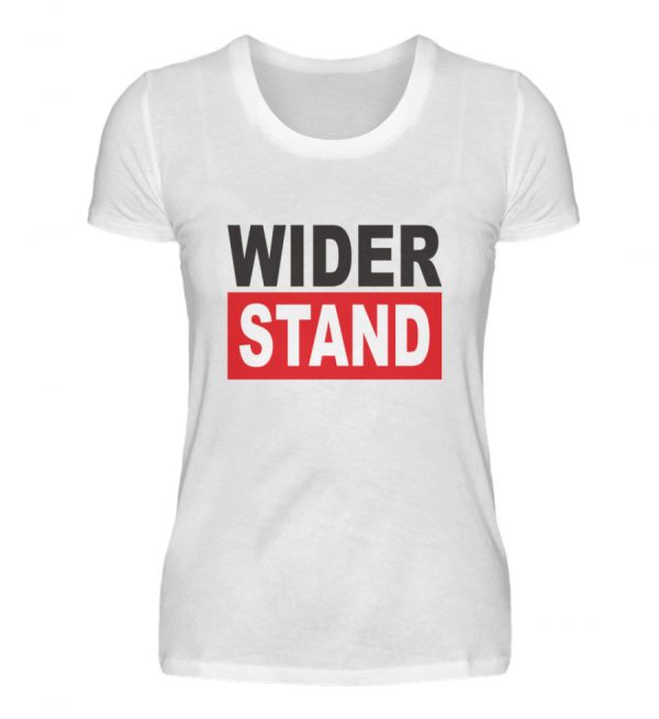 Widerstand. Das Shirtdesign für den aktiven Widerstand gegen Grundrechtseinschränkungen - Damenshirt-3