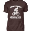 Gegenwind formt den Charakter. Geschenkidee für Radfahrer, Biker, Mountainbiker. Grunge - Herren Shirt-1074