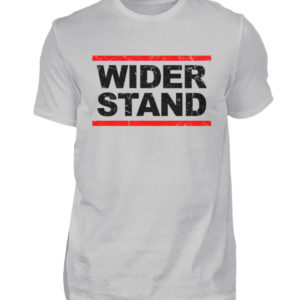 Für das Grundgesetz. Widerstands Shirt. Widersetze Dich. Steh auf und leiste Widerstand - Herren Shirt-1157