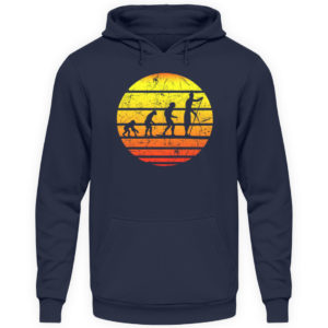 SUP Shirt mit Evolution zum Stand Up Paddler | Design Shirt für Stand Up Paddling - Unisex Kapuzenpullover Hoodie-1698