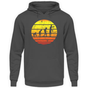 SUP Shirt mit Evolution zum Stand Up Paddler | Design Shirt für Stand Up Paddling - Unisex Kapuzenpullover Hoodie-1762