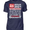 Lustiges Shirt für den Schulabschluss, Abitur 2021. Herzlichen Glückwunsch - Herren Shirt-198
