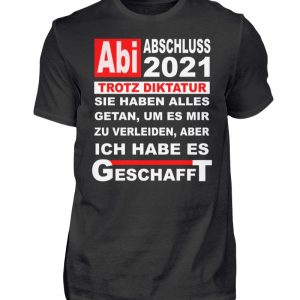Lustiges Shirt für den Schulabschluss, Abitur 2021. Herzlichen Glückwunsch - Herren Shirt-16