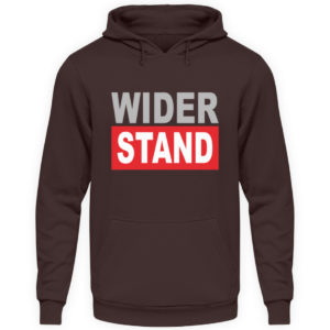 Widerstand. Das Shirtdesign für den aktiven Widerstand gegen Grundrechtseinschränkungen - Unisex Kapuzenpullover Hoodie-1604