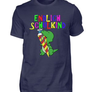 Cooles Shirt zur Einschulung, Schulbeginn | Für Idötzchen und Schulanfänger | DINO - Herren Shirt-198