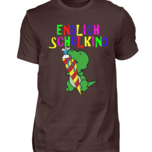 Cooles Shirt zur Einschulung, Schulbeginn | Für Idötzchen und Schulanfänger | DINO - Herren Shirt-1074