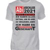 Lustiges Shirt für den Schulabschluss, Abitur 2021. Herzlichen Glückwunsch - Herren Shirt-17