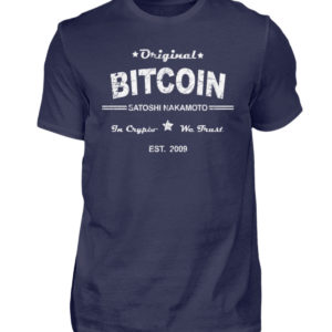 Satoshi Nakamoto, der geheimnisumwitterte Erfinder der Cryptowährung Bitcoin - Herren Shirt-198