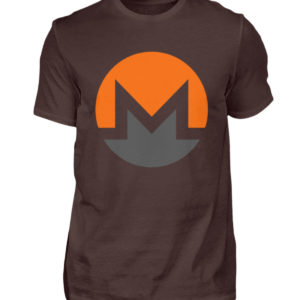 Monero Cryptowährung Internetgeld Internetwährung. Monero-Logo. In Crypto we trust - Herren Shirt-1074