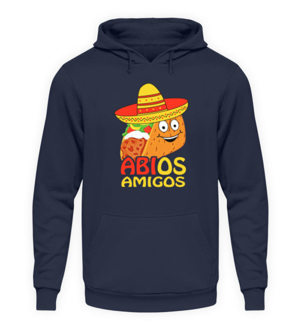 Lustiges Shirt zum ABI Abschluss Schulabschluss | Taco mit Sombrero - Unisex Kapuzenpullover Hoodie-1698