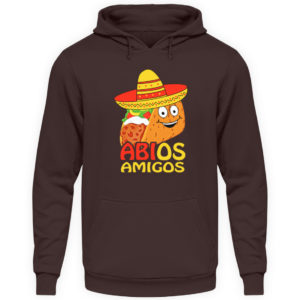 Lustiges Shirt zum ABI Abschluss Schulabschluss | Taco mit Sombrero - Unisex Kapuzenpullover Hoodie-1604