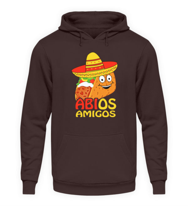 Lustiges Shirt zum ABI Abschluss Schulabschluss | Taco mit Sombrero - Unisex Kapuzenpullover Hoodie-1604