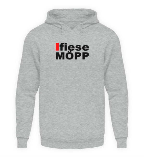 Lustiges Spruch T-Shirt | Düsseldorfer Platt Fiese Möpp Mundart | Design Shirt - Unisex Kapuzenpullover Hoodie-6807