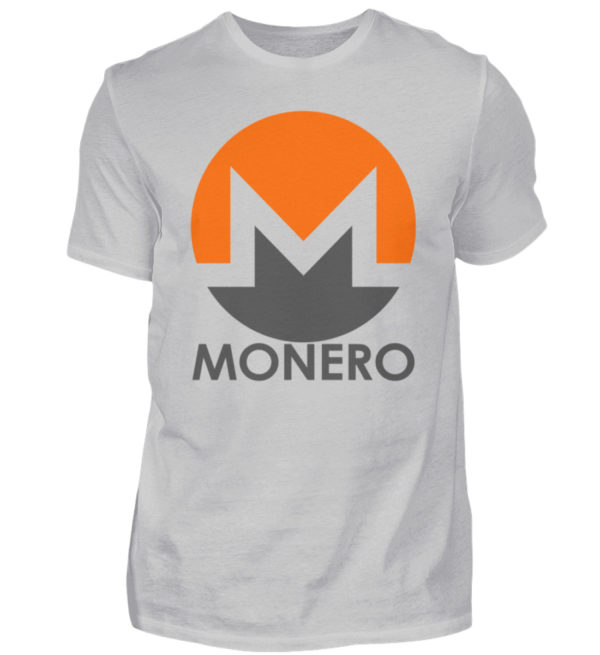 Monero Cryptowährung Internetgeld Internetwährung. Monero-Logo. In Crypto we trust - Herren Shirt-1157