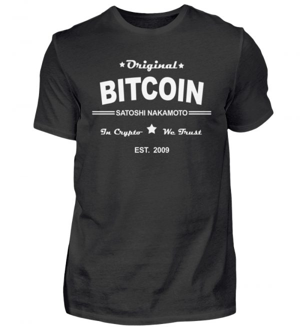 Satoshi Nakamoto, der geheimnisumwitterte Erfinder der Cryptowährung Bitcoin - Herren Shirt-16