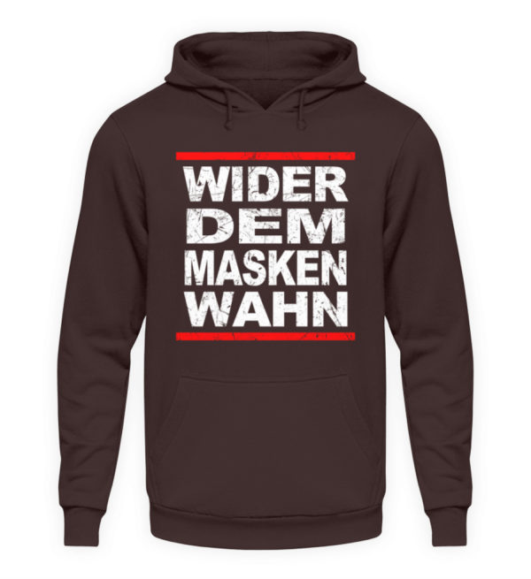 Wider dem Maskenwahn. Widerstands Shirt. Widersetze Dich. Steh auf und leiste Widerstand - Unisex Kapuzenpullover Hoodie-1604