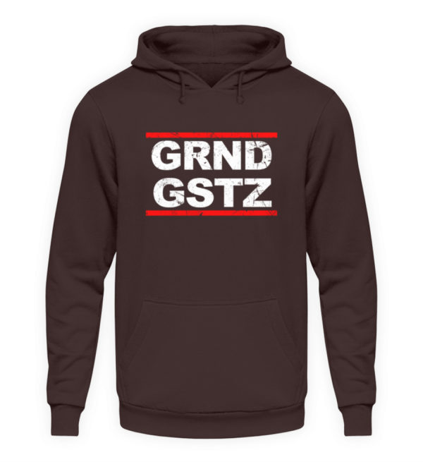 Für das Grundgesetz. Widerstands Shirt. Widersetze Dich. Steh auf und leiste Widerstand - Unisex Kapuzenpullover Hoodie-1604