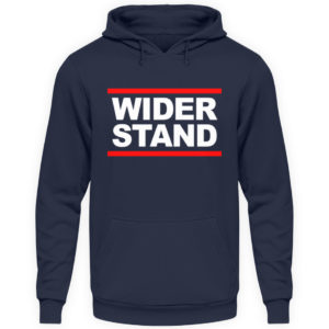 Für das Grundgesetz. Widerstands Shirt. Widersetze Dich. Steh auf und leiste Widerstand - Unisex Kapuzenpullover Hoodie-1698