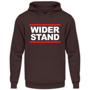 Für das Grundgesetz. Widerstands Shirt. Widersetze Dich. Steh auf und leiste Widerstand - Unisex Kapuzenpullover Hoodie-1604