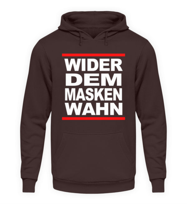 Wider dem Maskenwahn. Widerstands Shirt. Widersetze Dich. Steh auf und leiste Widerstand - Unisex Kapuzenpullover Hoodie-1604