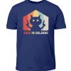 Ende im Gelände. Das Shirt für alle, denen es echt reicht. Verrückte Katze vor dem Durchdr - Kinder T-Shirt-1115