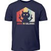 Ende im Gelände. Das Shirt für alle, denen es echt reicht. Verrückte Katze vor dem Durchdr - Kinder T-Shirt-198