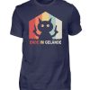 Ende im Gelände. Das Shirt für alle, denen es echt reicht. Verrückte Katze vor dem Durchdr - Herren Premiumshirt-198