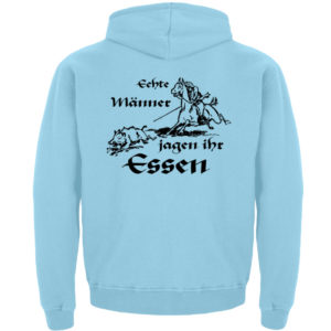 Echte Männer jagen ihr Essen. Homage an den Jäger und echten Mann - Kinder Hoodie-674